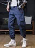 Men's Jeans Spring Summer Men's Cargo Jeans Plus Size Denim Pants Men Streetwear Black Joggers Harem Jean Trousers 6XL 7XL 8XL 230313