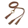 Belts Desinger 2023 Style Ladies Decoration Hand-woven Thin Waist Rope Dress Wild Chain Bg-731