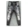 DSQ PHANTOM TURTLE Jeans da uomo Classic Fashion Jeans da uomo Hip Hop Rock Moto Mens Design casual Jeans strappati Distressed Skinny 284v