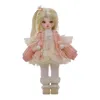 Dolls Sapphire BJD 1 6 Art Doll 25 3 cm in roze trui jas en rok voor Winter YOSD Fantasy Resin Toys 230313