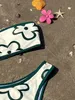 Costumi da bagno donna Costumi da bagno bikini a fascia con stampa floreale a contrasto Costume da bagno donna a due pezzi 2023 Costume da bagno estivo da spiaggia 230313
