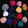 Other Groom Accessories Handmade Silk Brooch Men Corsages Artificial Rose Flower Corsages Wedding Clothes Decoration For The Gift