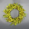 Decorative Flowers Home Creative Wreath Door Hanging Artificial Flower Leaf Wall Window Wedding Decoration Dropship & Wreaths