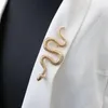 Broches Design exclusivo Gold Silver Color Snake Mulheres homens Lady Animal Brooch Pins Party Party Fashion Jewelry Gifts