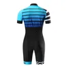 Racing Sets 2023 Pro Team Triathlon Set Skinsuit Warm Sportswear Maillot de cyclisme pour femme Combinaison à manches courtes Ciclismo Feminino Gel Pad