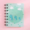 Cahiers Dessin Animé Mignon Amusant Dinosaure A7 Bobine Livre Étudiants Mini Portable Note Notebook Pocket