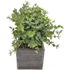 Flores decorativas FAUX EUCALYPTUS PLANT EM