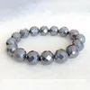 Strand Wholesale Terahertz Bracelets En Pierre Naturelle 64 Perles À Facettes Bracelet Énergie Sain Pour Femmes Hommes Bijoux En Cristal Unique