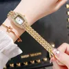 Armbandsur Kvinnor tittar på lyx fullt is av mode guldklocka diamant strass för armbandsur relojes para mujer relogio