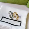 Designer alla moda squisita fede nuziale anelli di design popolari placcati in oro 18k accessori di gioielli di qualità classica regali selezionati di San Valentino per le donne