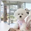 Spring Dog Apparel Clothes Pet Summer Vest Cute Solid Color Polo Shirt Small Dog Neddy Bear Pet Cat Pomeranian