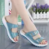Sandaler 2023 Summer Women Wedge Premium Orthopedic Open Toe Vintage Anti Slip Leather Casual Female Platform Retro Shoes 230313