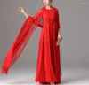 Ethnic Clothing Summer Bridesmaid Dress Po Tourism Chiffon Flowy Beach Maxi Women Sexy Suspenders Sundress Abaya Muslim Africa