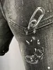 DSQ Phantom Jeans Jeans Men Men Jean Mens Luxury Designer Skinny Ruped Cool Guy Casal Hole Denim Fash