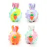 3D Squeeze Silicone Rabbit Stress Balls Juguetes sensoriales para niños Adultos TDAH Alivio de la ansiedad