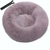 kennels pens Pet Bed Cat Litter Dog Kennel Plush Round Deep Sleeping Warming With Removable Pad and Washable Zipper 230314