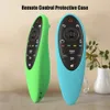 Caso para LG AN-MR500 Protetor Silicone 3D Smart TV Magic Remote Control Capa com cordão flexível à prova de poeira para MR500