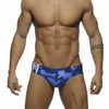 Mäns badkläder Nya män Brand Swimming Trunks Vattentät baddräkt Mannen Dykning Swimsuit Sexig låg midja Briefs andningsbara sommarstrandshorts L230314