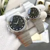 Lüks bayanlar saatler mekanik hareket gündelik izle orijinal metal kayış çift kol saatleri 28mm 38mm klasik kadran orologi di lusso