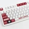 Profil XDA PBT Famicom keycaps Commutateurs MX personnalisés Keycap blanc pour claviers de jeu mécaniques Capuchon anglais 134 touches