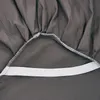 Jupe de lit solide gris jupes de lit élégante dentelle décorée chambre anti-dérapant housse de matelas jupe couvre-lits lit couverture à deux couches casal lit 230314