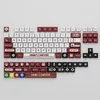 Profil XDA PBT Famicom keycaps Commutateurs MX personnalisés Keycap blanc pour claviers de jeu mécaniques Capuchon anglais 134 touches