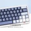 173 tasti Cap ISO ABS GMK Fishing Keycaps Cherry Profile Custom Double Shot per tastiere da gioco meccaniche MX Switch Blu