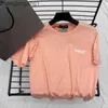 Designer mulheres camiseta moda cola manga curta homens e mulheres camisas casuais casal shorts balenciagas estudante saia meia manga 5xl xhe