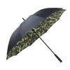 Guarda -chuvas 185cm grande alça longa guarda -chuva de dupla camada à prova de vento na família reforçada Família ao ar livre Rain Rain Umbrellas Camping 230314