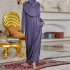 Ethnic Clothing Ramadan Eid Hooded Muslim Women Hijab Dress Prayer Garment Jilbab Abaya Long Khimar Djellaba Femme Abayas Islam Clothes