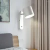 مصابيح الجدار أضواء حديثة لوكس إضاءة LED ديكور الشمال الداخلي مرآة Abajur Penteadeira coiffeuse quarto الحمام buitenverl