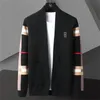 2023 Yeni Stil Erkek Sweaters Üst Sınıf Otomatik Kış Tasarımcısı Moda Örgü Hırgalar Kazak Erkekler Gündelik Modaya Modeli Ceket Giysileri Boyutu M-5XL