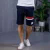 Summer Bonzero 남자 반바지 순수면 캐주얼 스포츠 바지 Capris Middle Youth Fashion Trend