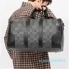 Designer-gradient färg mode resväska stor blomma män kvinnor duffle läder bagage handväskor stor kapacitet sport brevtryck plånböcker
