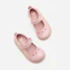 Sneakers Mo Dou Primavera Autunno Scarpe casual in pelle Sandali in vera pelle di vacchetta per ragazze Principessa Rosa Beige Nero Bambino dolce carino 230313