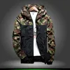 Men's Jackets Men's Casual Hooded Bomber Jacket Wind Breaker Spring Autumn Thin Camouflage Hoodies Men Outdoor Youth Fashion Men Top 230313