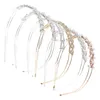 Hair Clips & Barrettes 6Pcs Beautiful Girl Pearl Rhinestone Hairbands Headdress Alloy HairbandsHair