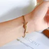 Luxury Womens Designer Brand Letter Chain Bracelet 18k Gold Plated Celebrity Bracelet Premium Accessories Couple Party Jewelry Family Love Gifts