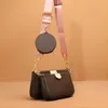 5A Women Luxurys 2023 Original bag imported Leather Box Date code Handbags Purse Wallet clutch shoulder messenger cross body multi pochette 3th