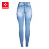 Womens Jeans 2237 Youaxon Classic Multiple Pockets Womens Ultra Stretchy Denim Cargo Pants Trousers for Women 230313