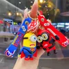 9 Stile, Anime-Charaktere, Puppenspiele, niedlicher Schlüsselanhänger, Figur, Kawaii-Cartoon-Schlüsselanhänger, Kinder-Rucksack-Anhänger, Schlüsselanhänger, Zubehör, Freunde, Geschenk, weiblicher Schlüsselanhänger