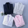 Women's Sleepwear Winter Bathrobe Women Robe Cotton Casual Home Wear Long Sleeve Kimono Gown Thick Warm Nightgown Christmas Gift