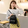 School Bags Fashion Rivet women Backpack small Luxury design Schoolbags For Girls mochila bagpack PU Leather Travel female shoulder 230314