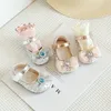 First Walkers Spring Autumn Baby Girls Leather Shoes Infant Toddler First Walkers Soft Shallow Princess Shoe Cute Mary Jane Shoes 230314