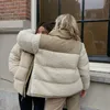 Giacche da donna Giacca invernale in pile Donna Faux Shearling Capispalla Cappotti Cappotto di pelliccia di pelle scamosciata femminile Piumino di agnello ispessito caldo da uomo