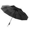 Parapluies Grand parapluie coupe-vent pluie femmes parapluies entièrement automatiques pour hommes marque grand 3 sac de parapluie de voiture pliant en plein air 230314