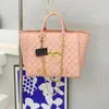 Chanei Luxury Tote Bag DesignersBag Classic Diamond Lattice Handbag本革ポータブルチェーントップハンドル女性用ショッピングバッグショルダーバッグ43x18x29cm