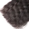 Lace Wigs Rosabeauty Raw Indian Maagd Haar Weef Bundels Natuurlijk recht 100 menselijke kleur 10 40 28 30 inch 230314