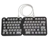 Clavier de clavier divisé macro pad programmable Gamer 78key LED Hot Swap Keypad sans Keycap Programming Support 3pin 5pin Switch Gaming