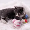 Toys de gato 5pcs Kitten Plástico Bolas para Catch Cats Supplies Ball Planet Design EVA espuma brinquedo